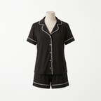 Pijama Classic Noir - conjunto blusa manga corta y short