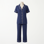 Pijama Midnight Blue - conjunto blusa manga corta y pantalón largo