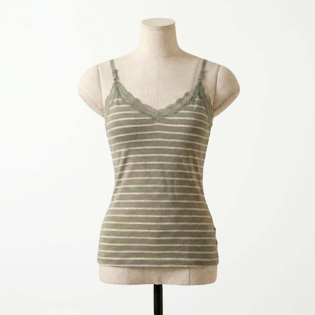 Olive Whisper - blusa de tira
