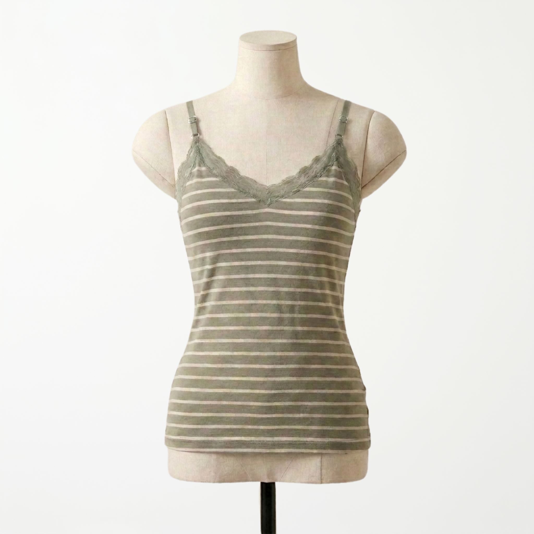 Olive Whisper - blusa de tira