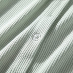 Bata Menta, la tela: canale verde menta con luz rasante